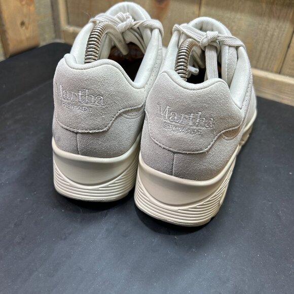 Martha Stewart X Skechers Womens Off White Retro Sneakers Size 8 - Picture 4 of 10
